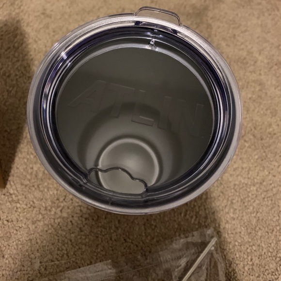 Aylin Stainless Steel mug with straw and cleaner - Picture 4 of 7